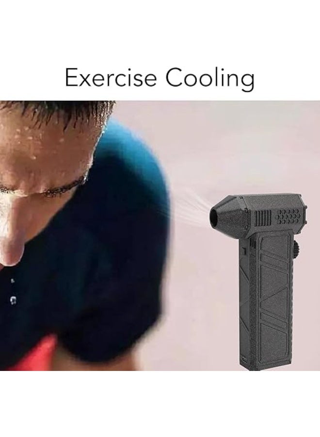 PROMASS Portable Mini Air Duster, 200000RPM Jet Blower, Electric Cordless Air Blower for Computer Keyboard Car Cleaning, Fast Charging Stepless Speed for Electronics Dust Removal - Image 5